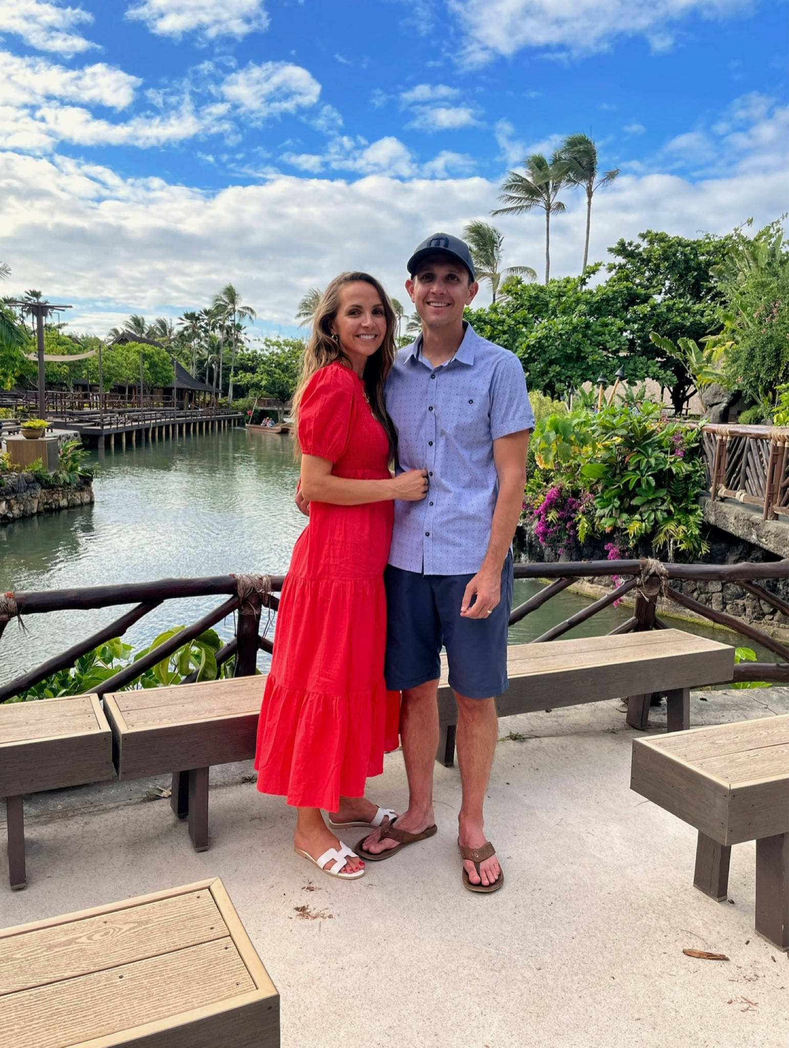 4th of July patriotic outfit red dress white sandals // older items, similar items linked below 

#LTKSeasonal #LTKstyletip