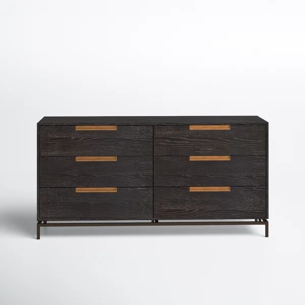 Hardeep 6 Drawer 70" W Double Dresser | Wayfair North America