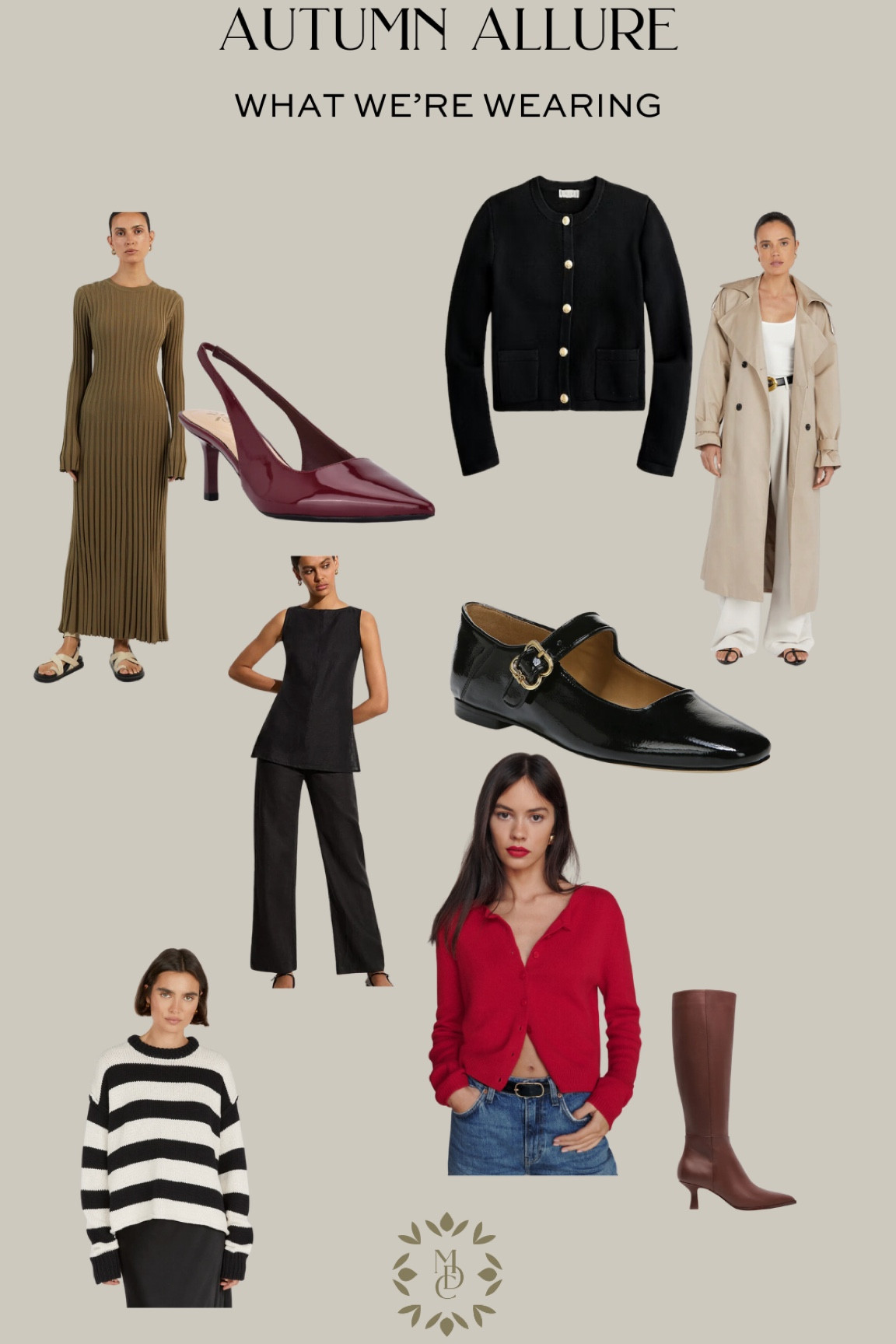 Fall finds we are loving for clothing - cozy textures and deep colors