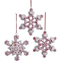 Claydough Christmas Tree Ornaments Holiday Decoration Gingerbread Peppermint Candy | Amazon (US)