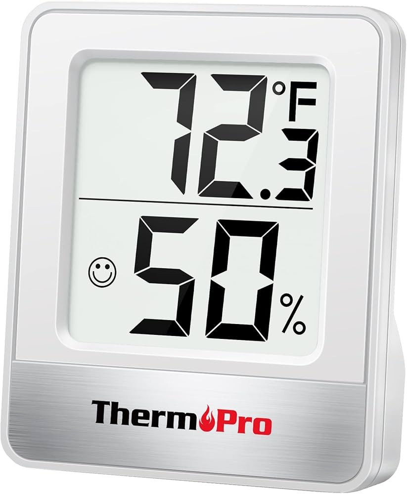 ThermoPro TP49 Digital Hygrometer Indoor Humidity Meter Room Thermometer with Temperature and Hum... | Amazon (US)