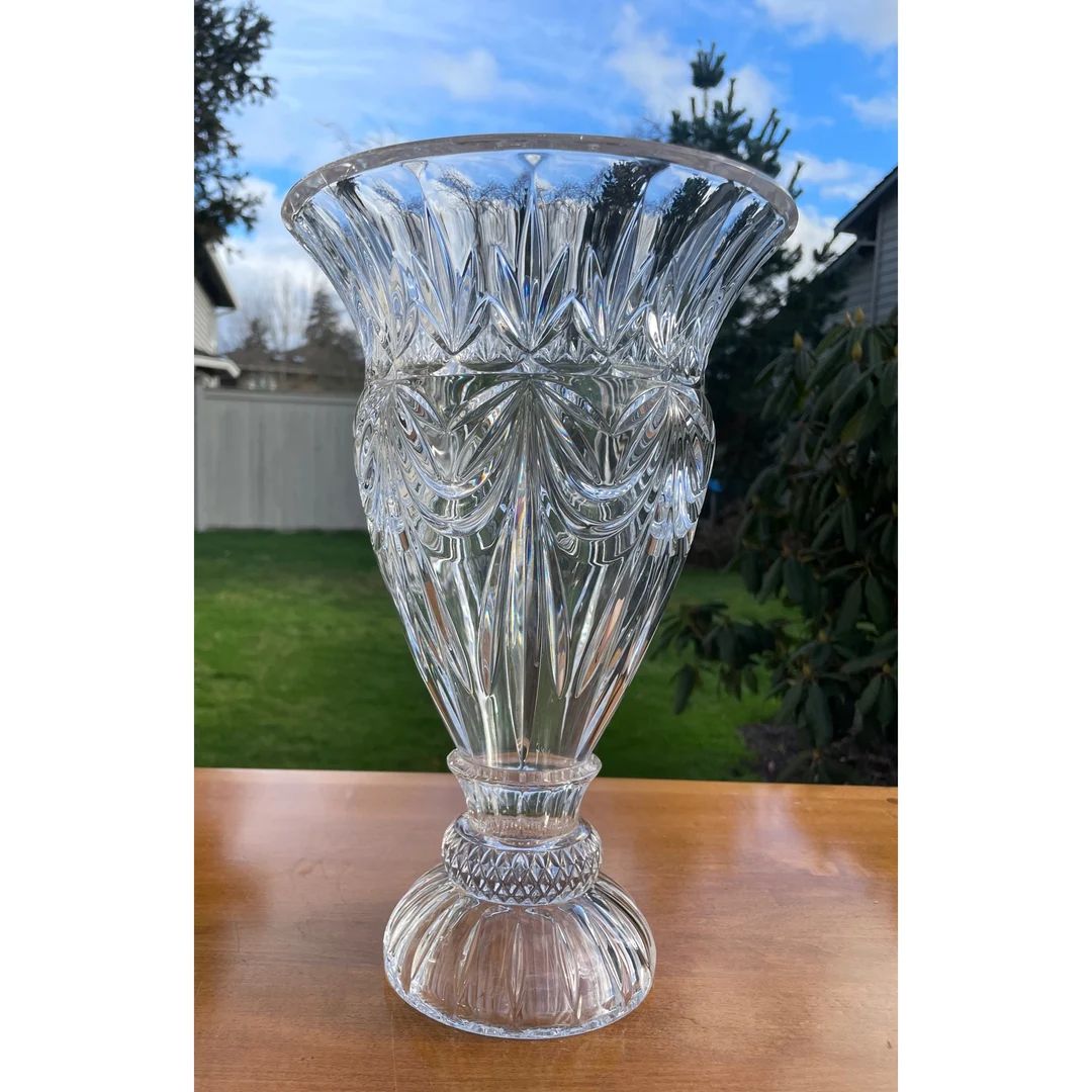 Vintage Large Exquisite Shannon 24% Lead Crystal Designed of Ireland Bouquet Flower Centerpiece V... | Etsy (US)