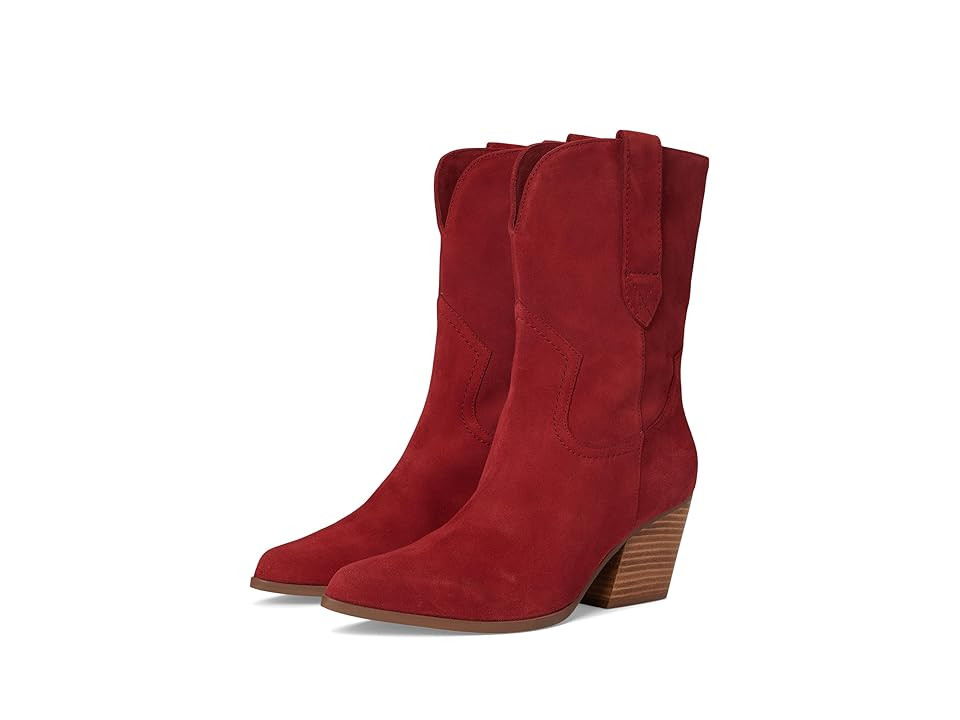 Seychelles Line Dance Boot Women's Boots Red Suede : 8 M, Leather | Zappos