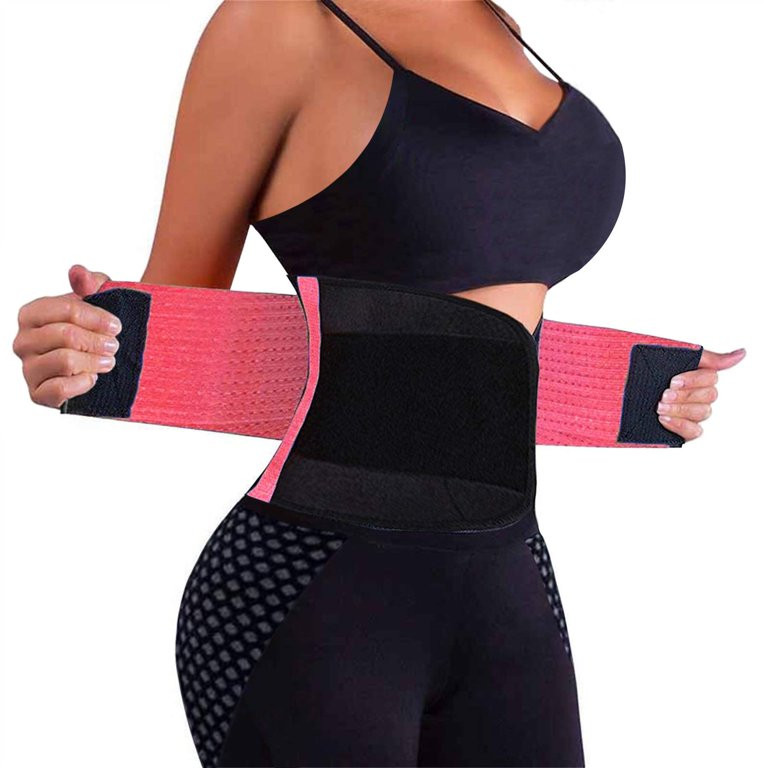 VENUZOR Waist Trainer Belt for Women Slimming Body Shaper Back Braces Sauna Hot Sweat Trimmer Con... | Walmart (US)