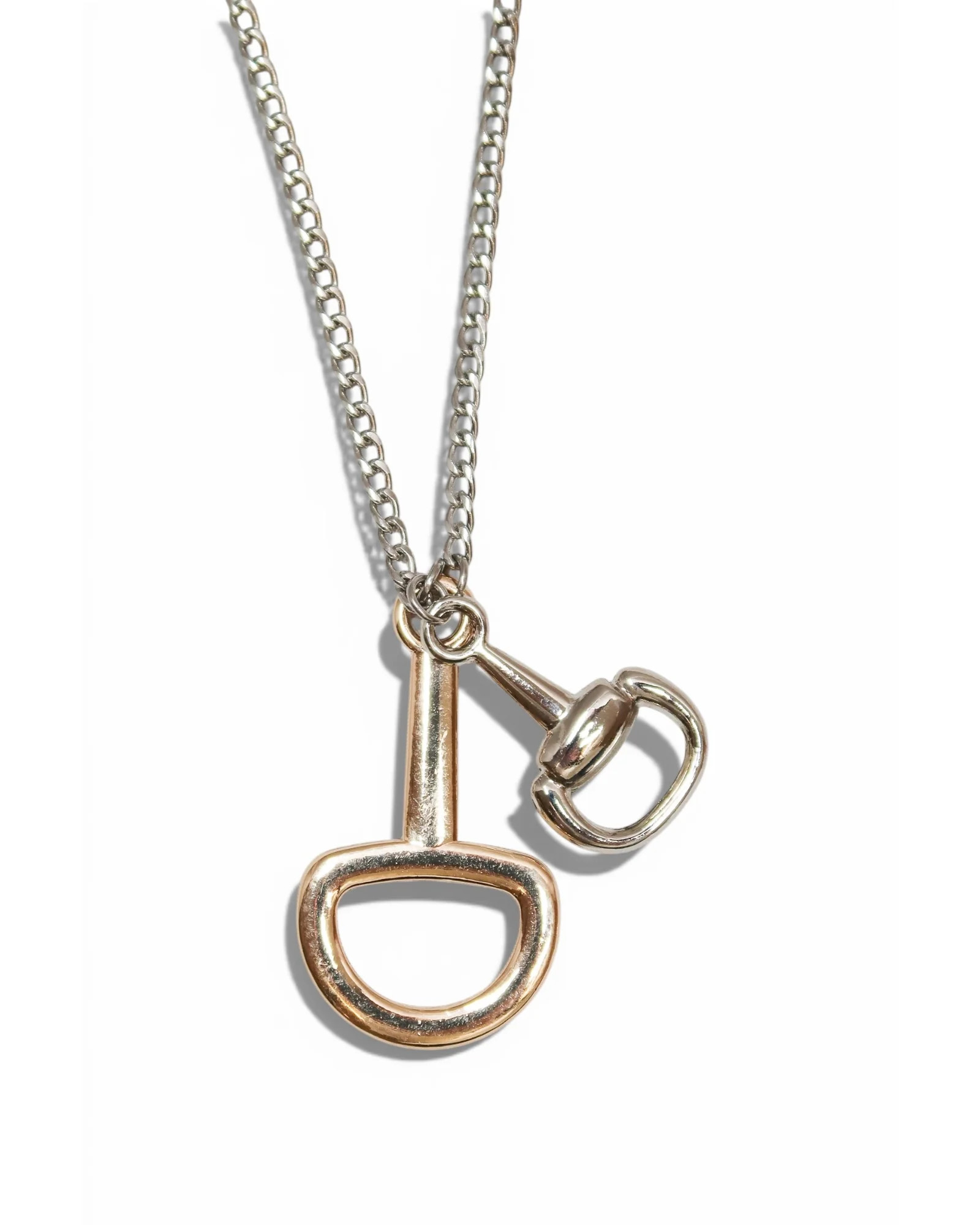 In Her Favor Horse Bit 316L Stainless Steel Necklace | KC Chic Designs