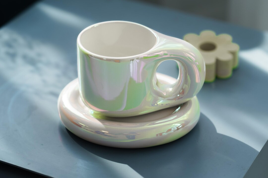 Chunky Mug With Tray - Etsy | Etsy (US)