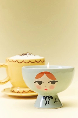 Damson Madder Gourmand Earl Grey Ceramic Pedestal Candle | Anthropologie (US)