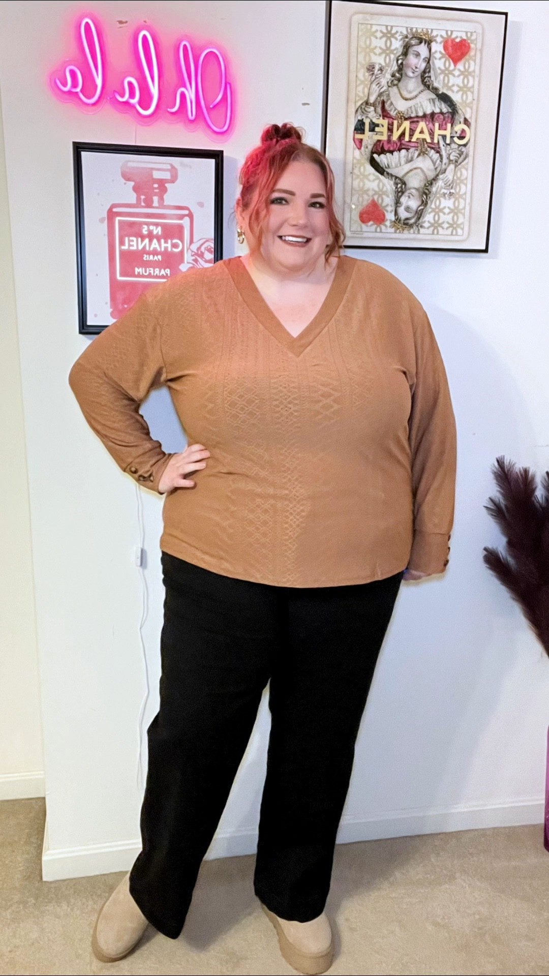 Eytino Plus Size Vneck Lace Long Sleeve Top & Eytino Plus Size Jeans Try On

#LTKSeasonal #LTKPlusSize #LTKTall