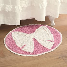 LoveShackFancy Bow Bath Mat | Pottery Barn Teen