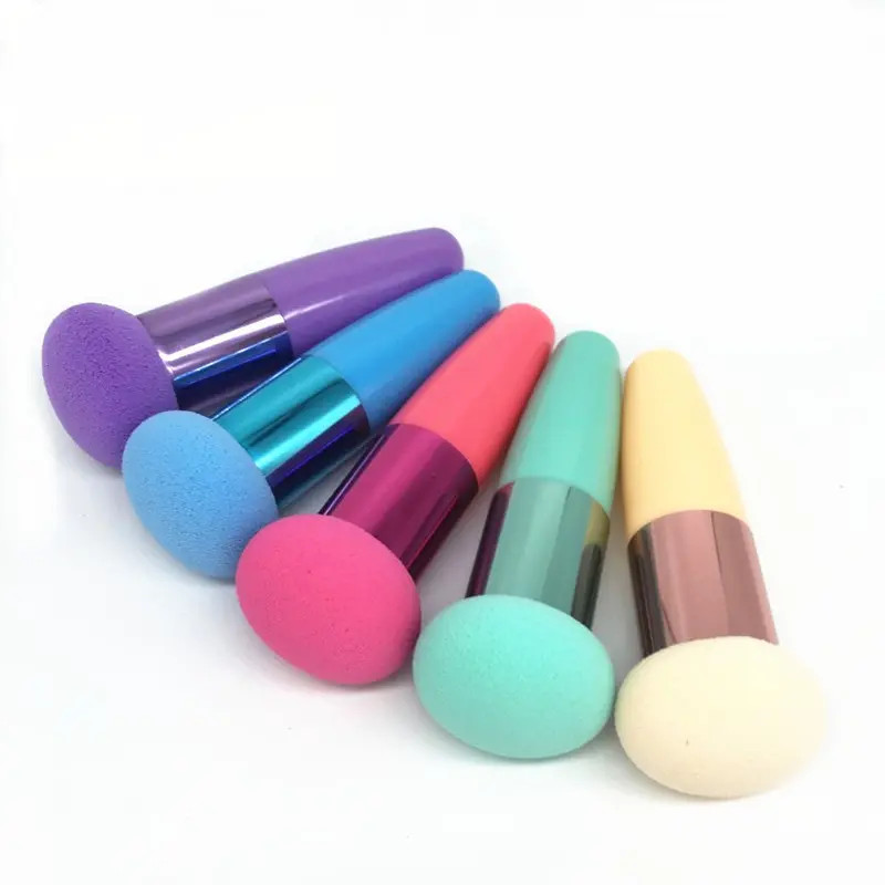 1pc Foundation Makeup Sponge With Handle Beauty Blender Cosmetics Makeup Sponge Mushroom Stick | Temu Affiliate Program