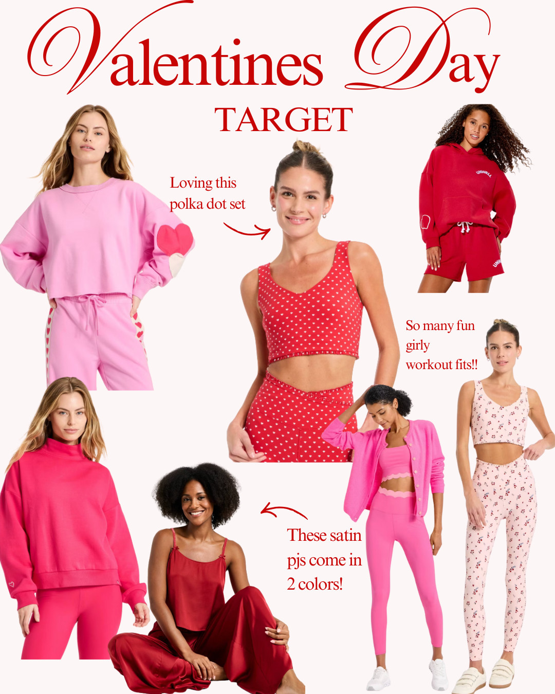 So many cute V Day Sets at Target rn! Linked my faves xoxo

ValentinesDayOutfit, TargetStyle, GirlyOOTD, CuteDateNightLook, TargetFashion, PinkOutfit, RedDress, ValentineGiftIdeas, CozyChic, AffordableStyle, SweetheartStyle, VDayOOTD, GirlyVibes, RomanticLook, TargetFinds, DateNightOOTD, ValentinesDayStyle, PastelOutfit, HeartPrintDress, ShopTarget 

 #LTKootd #LTKSeasonal #LTKActive
