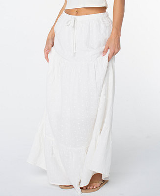 Roxy Women's Side Street Tiered Maxi Skirt - Macy's | Macy's
