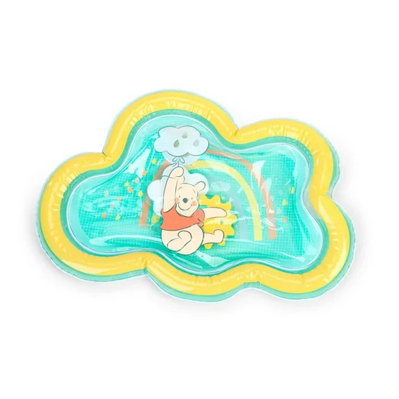 Bright Starts Disney Winnie the Pooh Once Upon a Tummy Time Water Mat, Blue, Newborn | Walmart (US)