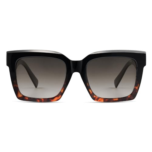 SOJOS Trendy Square Polarized Sunglasses for Womens Mens,Retro Shades Designer Inspired UV400 Sun Glasses SJ2306 | Amazon (US)