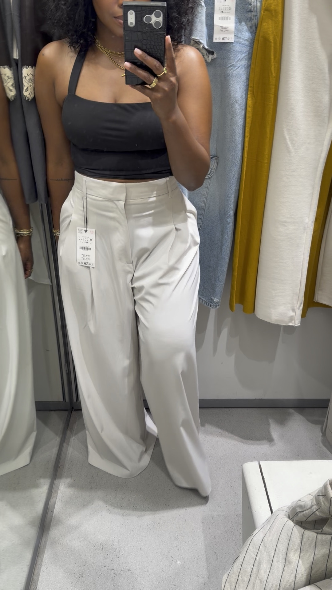 Outfit in motion 
Top: M
Pants: M