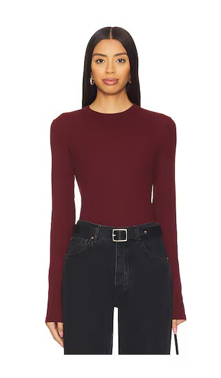 x REVOLVE Verona Crew Shirt in Oxblood | Revolve Clothing (Global)