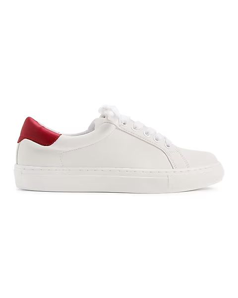 Colored Heel Classic Sneakers | Express