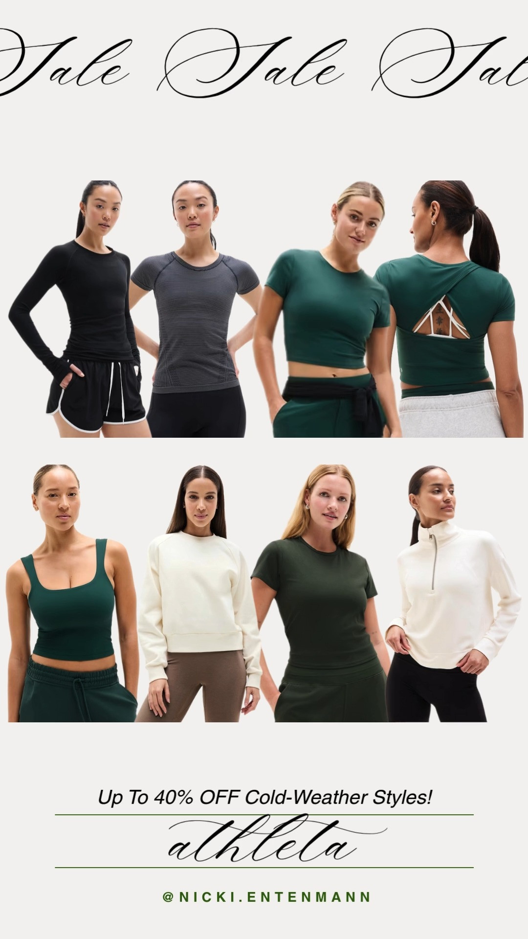 Athleta cold weather styles up to 40% off bring cozy layers, sleek performance, and cheerful polish for workouts, commutes, and weekend adventures that keep movement warm and stylish. #Athleta #WinterSale #ColdWeather #Activewear #Athleisure #WorkoutWear #Layering #PerformanceWear #CozyStyle #EverydayAthleisure 

 #LTKootd #LTKActive #LTKSaleAlert