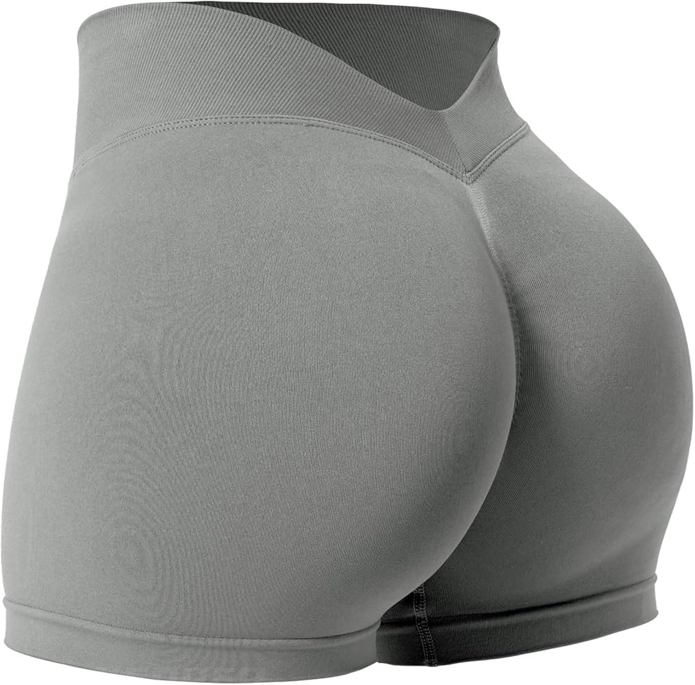 YEOREO CoreFlex Workout Scrunch Shorts Women V Back Gym Booty Lifting Liz High Waisted Seamless S... | Amazon (US)