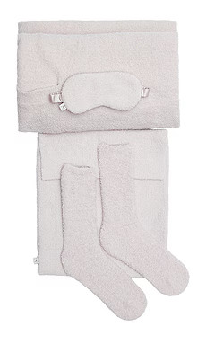 Barefoot Dreams x REVOLVE CozyChic Travel Set in Stone from Revolve.com | Revolve Clothing (Global)