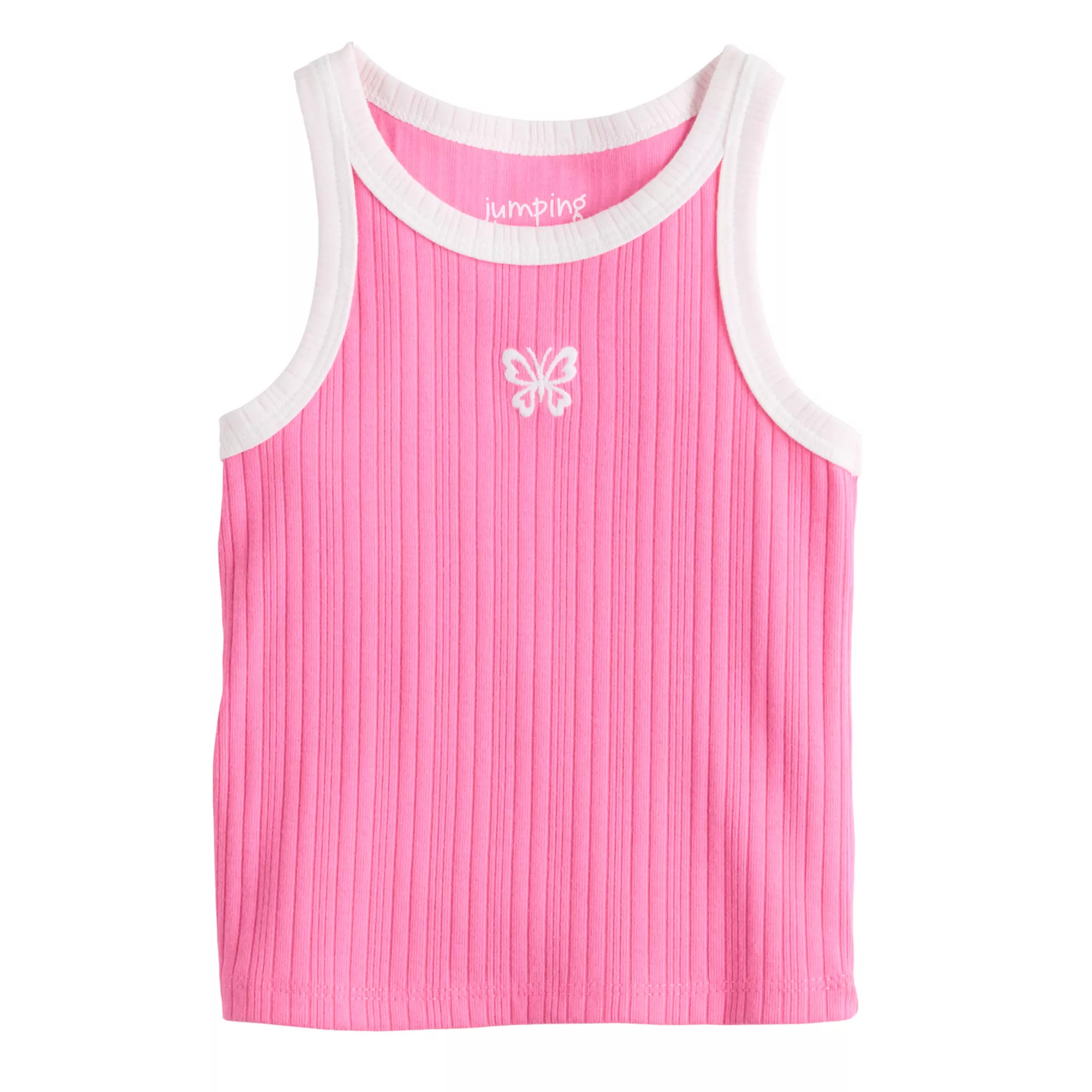 Baby & Toddler Girl Jumping Beans® Racerback Rib Tank Top | Kohl's