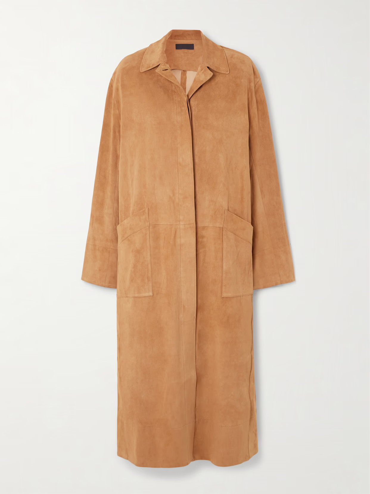 STOULS - Corleone Suede Coat - Brown | NET-A-PORTER (US)