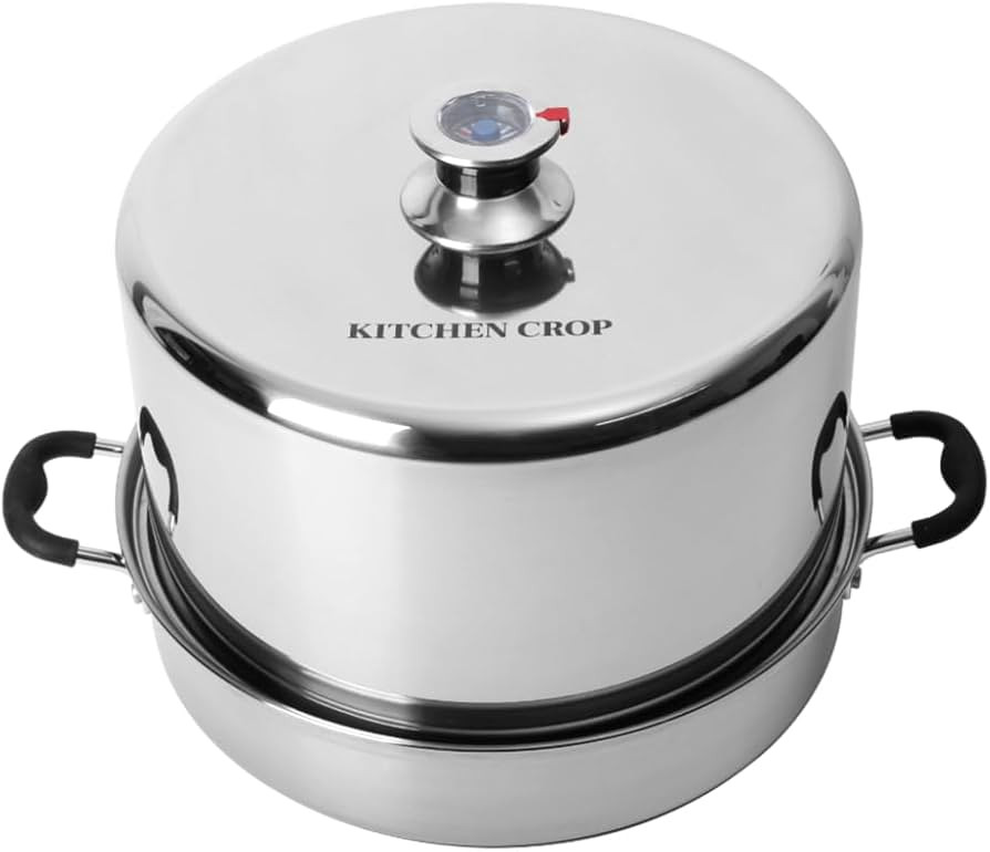 Steam Canner with Temperature Indicator (Stainless Steel Steam Canner) | Amazon (US)