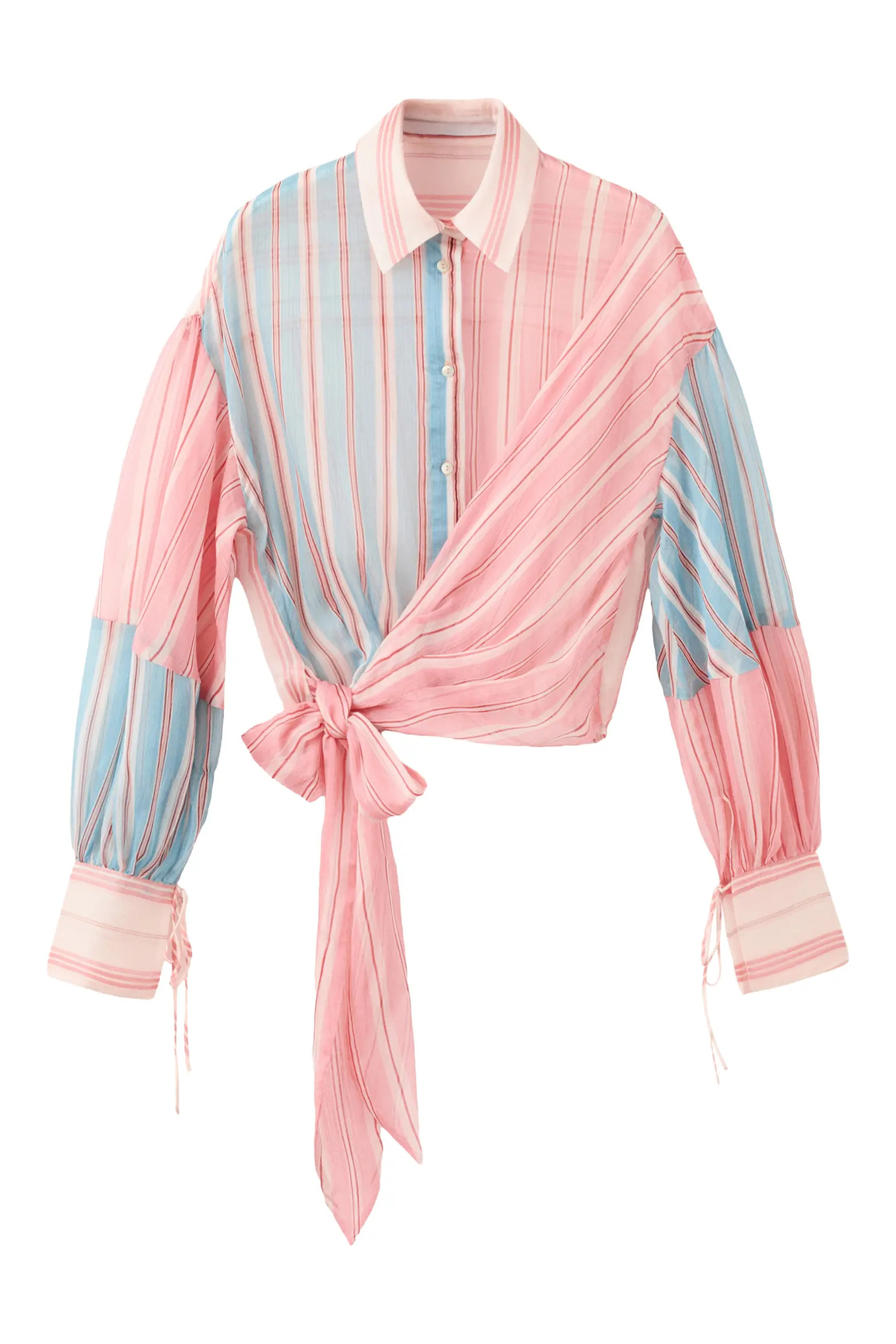 Stripe Tie Hem Shirt (Women) | Nordstrom | Nordstrom