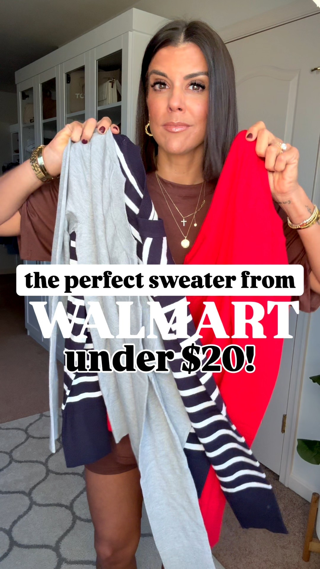 The perfect sweater ever! From Walmart! I’m 5’5 and in size small. Size 2 in jeans with front patch pockets, sized down one size to a zero in pearl jeans. Size small in skirt and cardigan. 

#LTKSeasonal #LTKFindsUnder100 #LTKHoliday