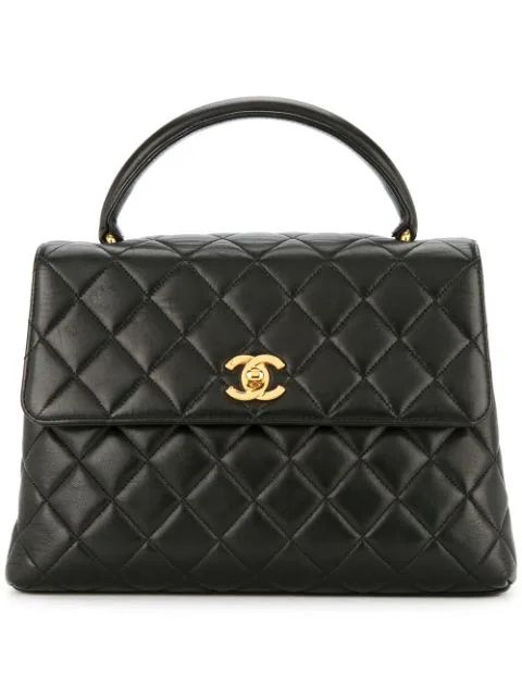 1996-1997 top handle quilted bag | Farfetch (UK)