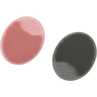 JAPONESQUE Facial Cleansing Silicone Scrubber Tool - 2ct: Non-Toxic Exfoliating Face Pad for Normal Skin Types | Target