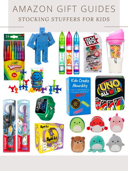 Kids gift guide, kids stocking stuffers, gifts for boys, gifts for girls, Amazon kids gifts

#LTKGiftGuide #LTKkids #LTKHoliday