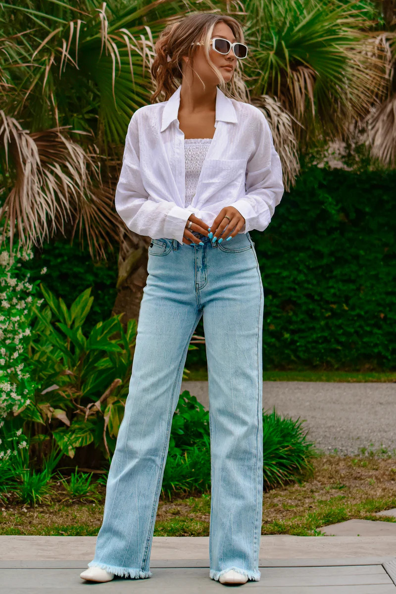 Different Opinions Blouse Set: White/Silver | Shophopes