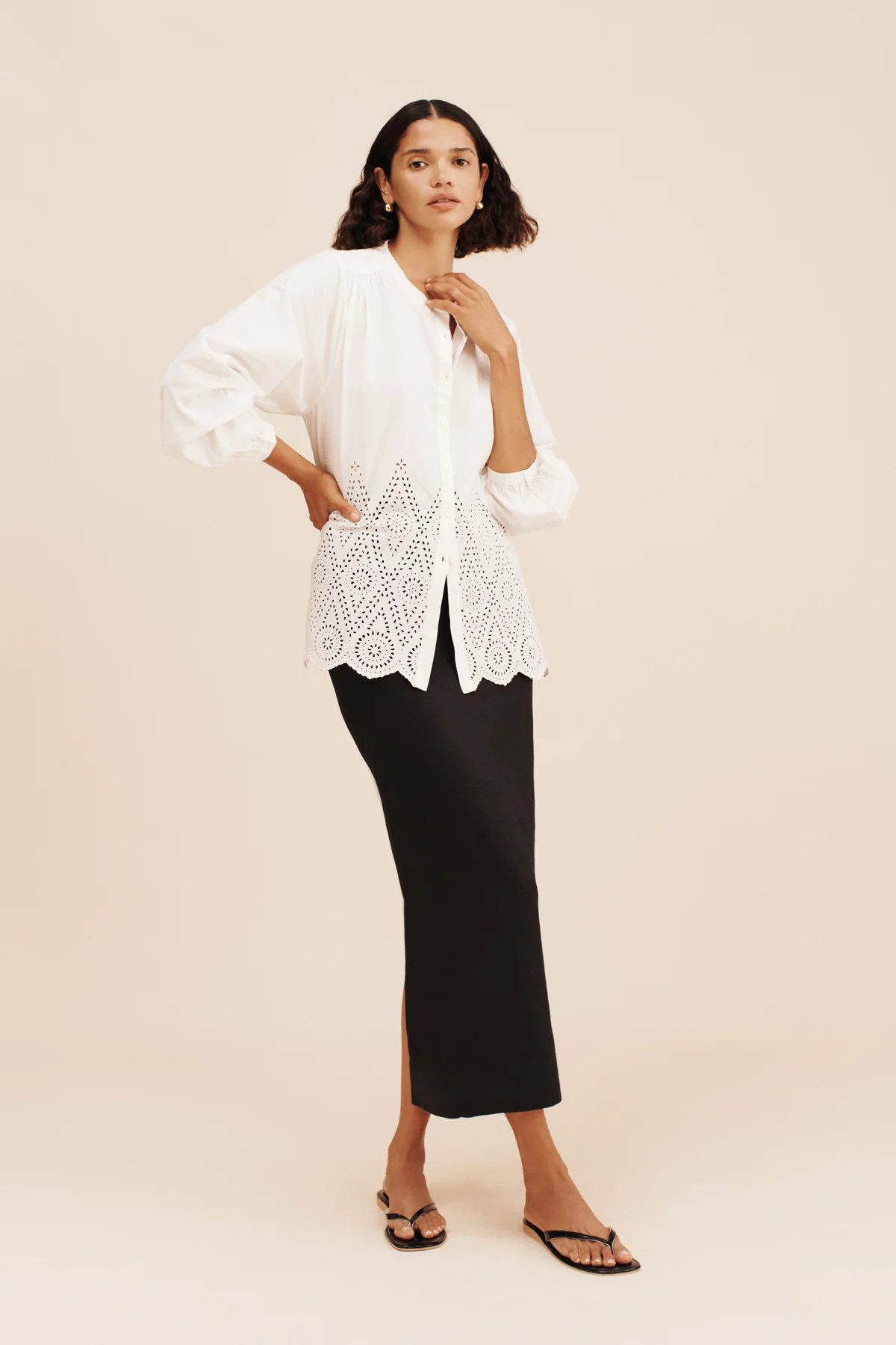 LOUISA SHIRT - VINTAGE WHITE | POSSE (Australia & New Zealand)