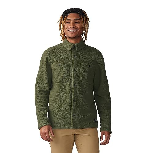 Mountain Hardwear Men's HiCamp Shacket Light, Surplus Green, XX-Large | Amazon (US)