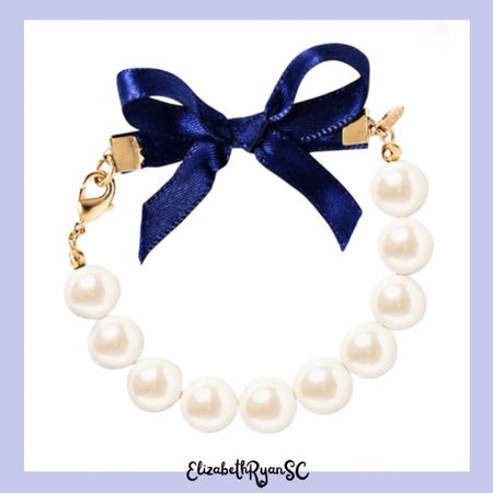 Adorable pearl bracelet with a blue suede bow! Perfect for holiday gifts and stocking stuffers!
#ltkunder100


#LTKU #LTKstyletip #LTKHoliday