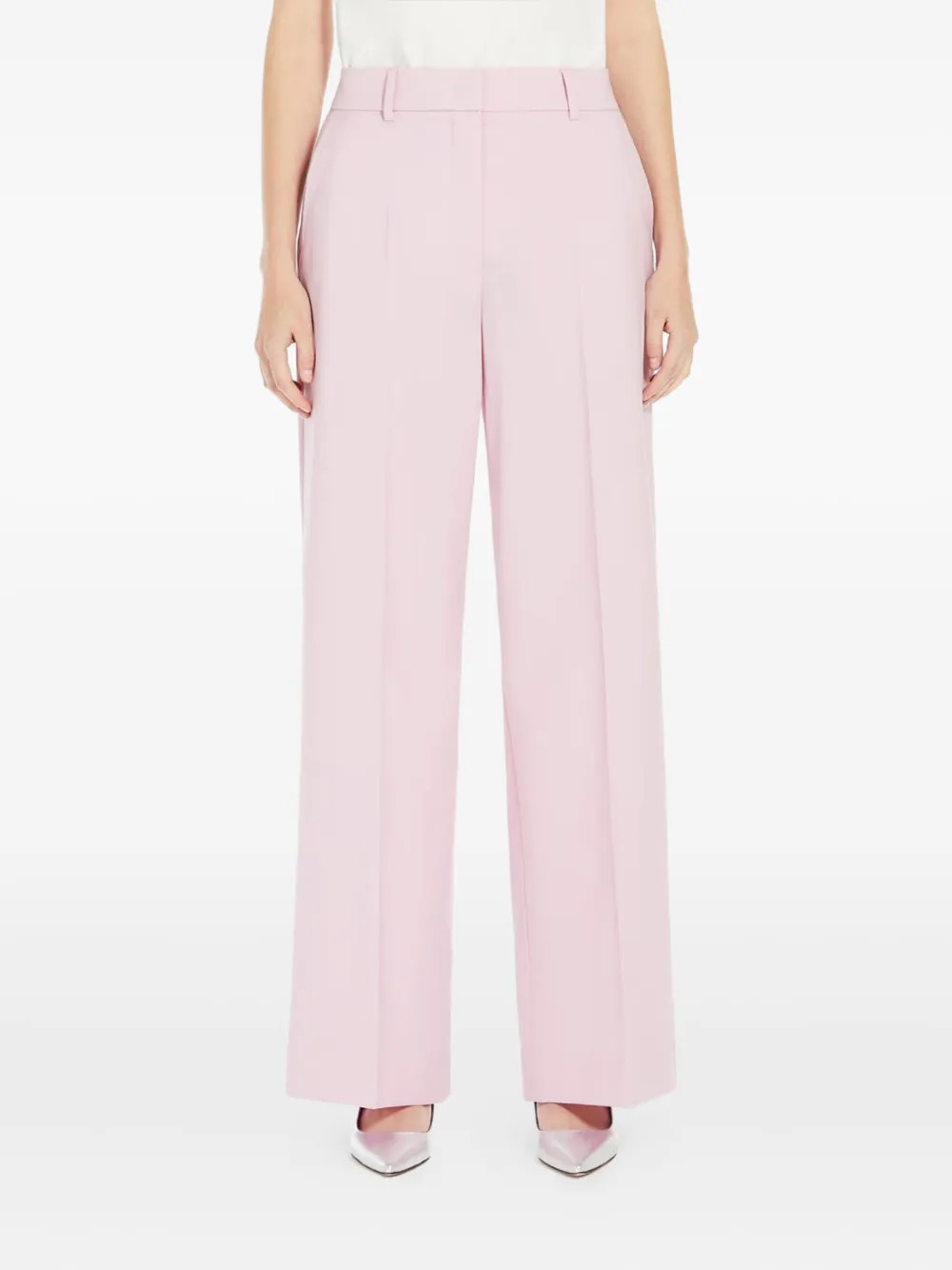 Weekend Max Mara Wool Trousers | Pink | FARFETCH SI | Farfetch Global
