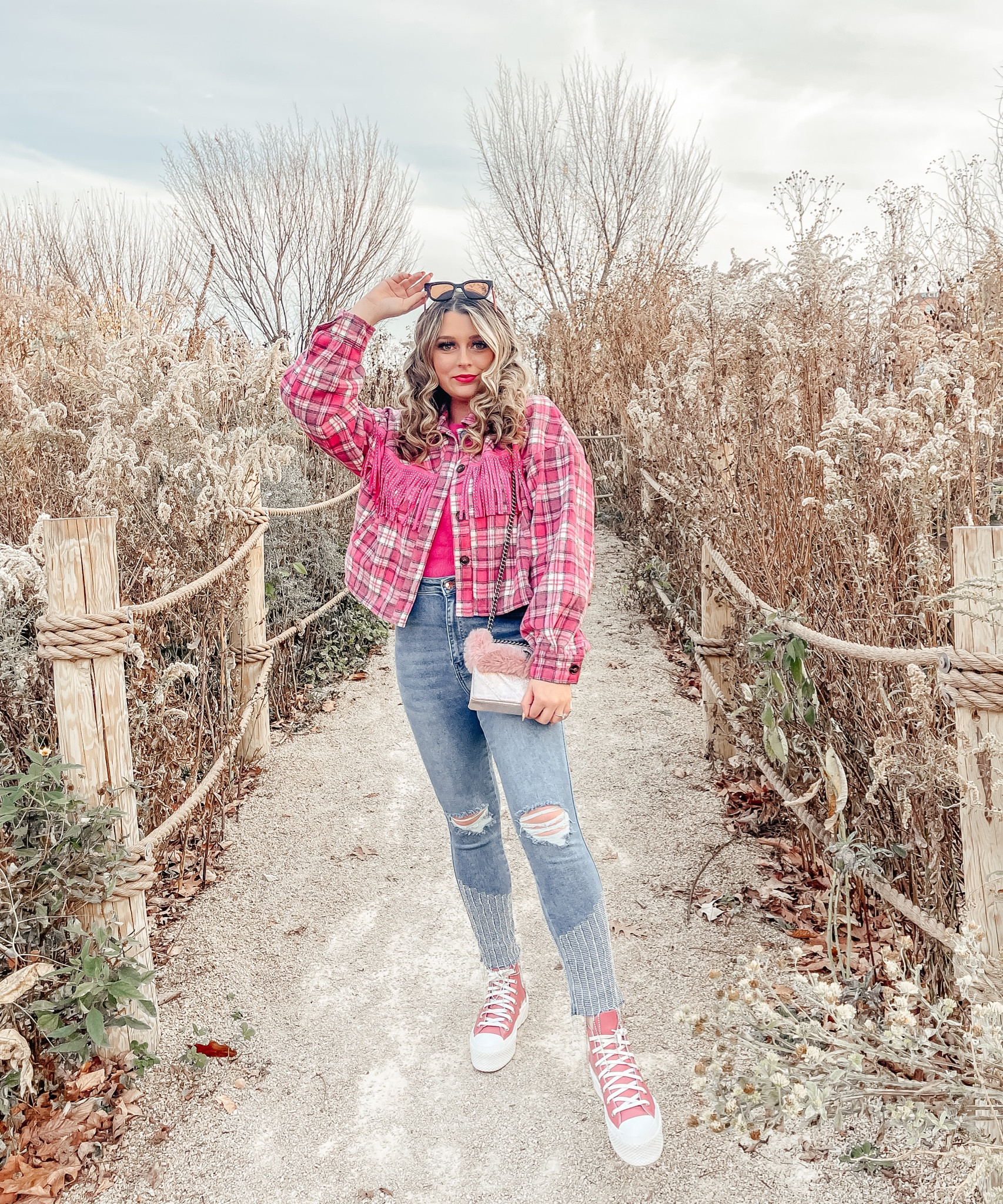 Can’t go wrong with a little PINK 💕

Altard state
Shacket 
Pink sweater
Converse 

#LTKSeasonal #LTKshoecrush #LTKHoliday