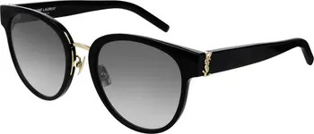 55mm Round Gradient Lens Sunglasses | Nordstrom