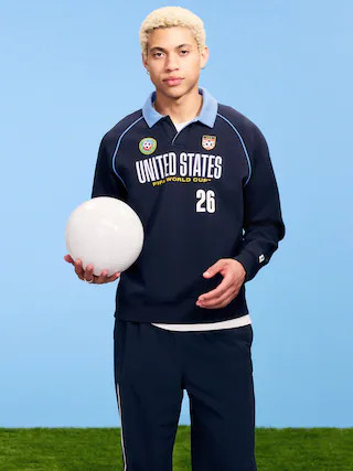 FIFA World Cup 26™ Mexico Dynamic Fleece Collared Graphic Sweatshirt for Men | Old Navy (US)