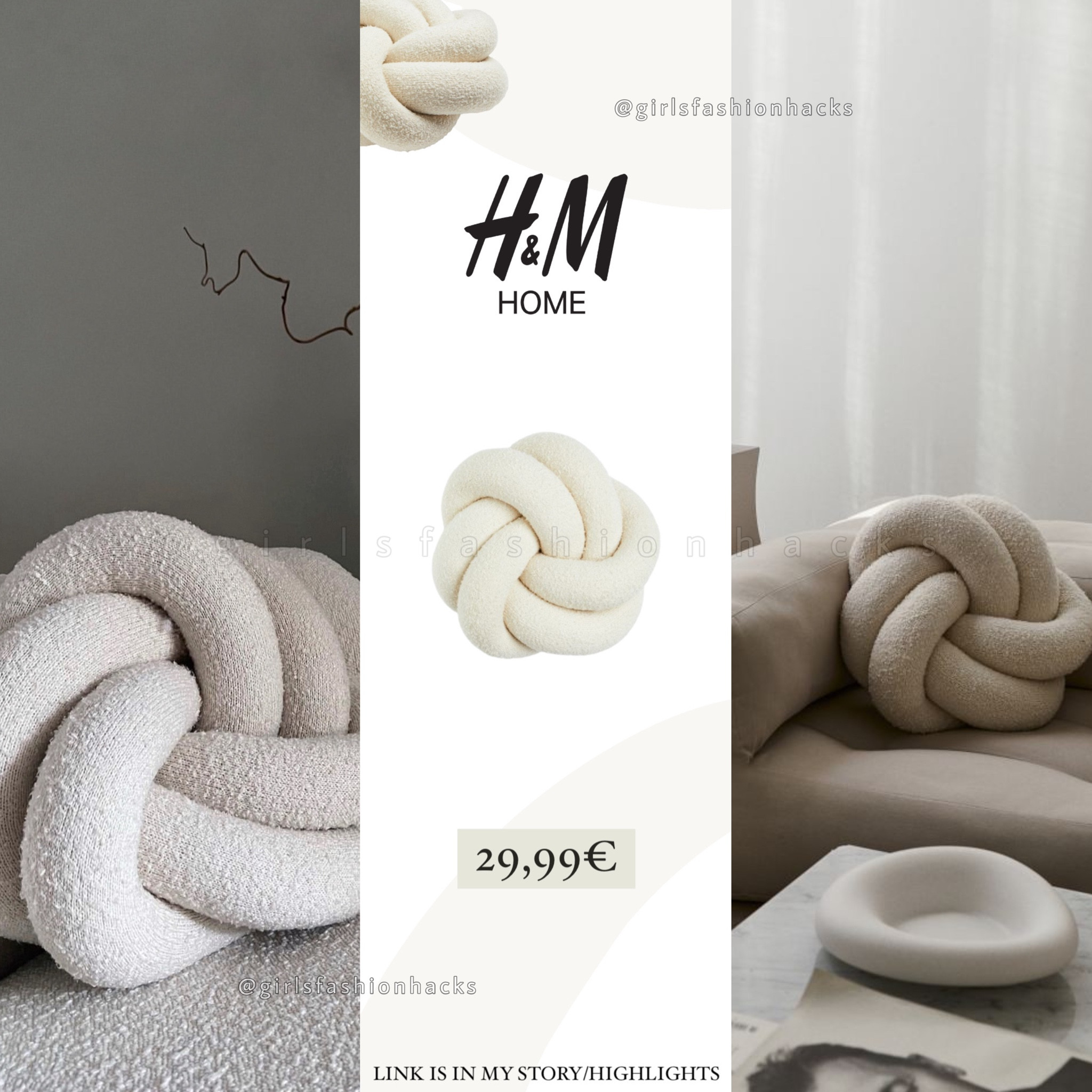@hmhome cute knit cushion by @thehouse_ofelegance🤍
you can find the link below🔗
