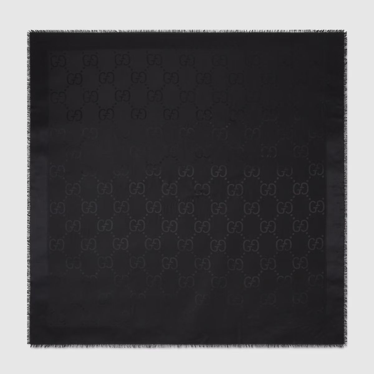 Gucci GG jacquard silk wool shawl | Gucci (UK)