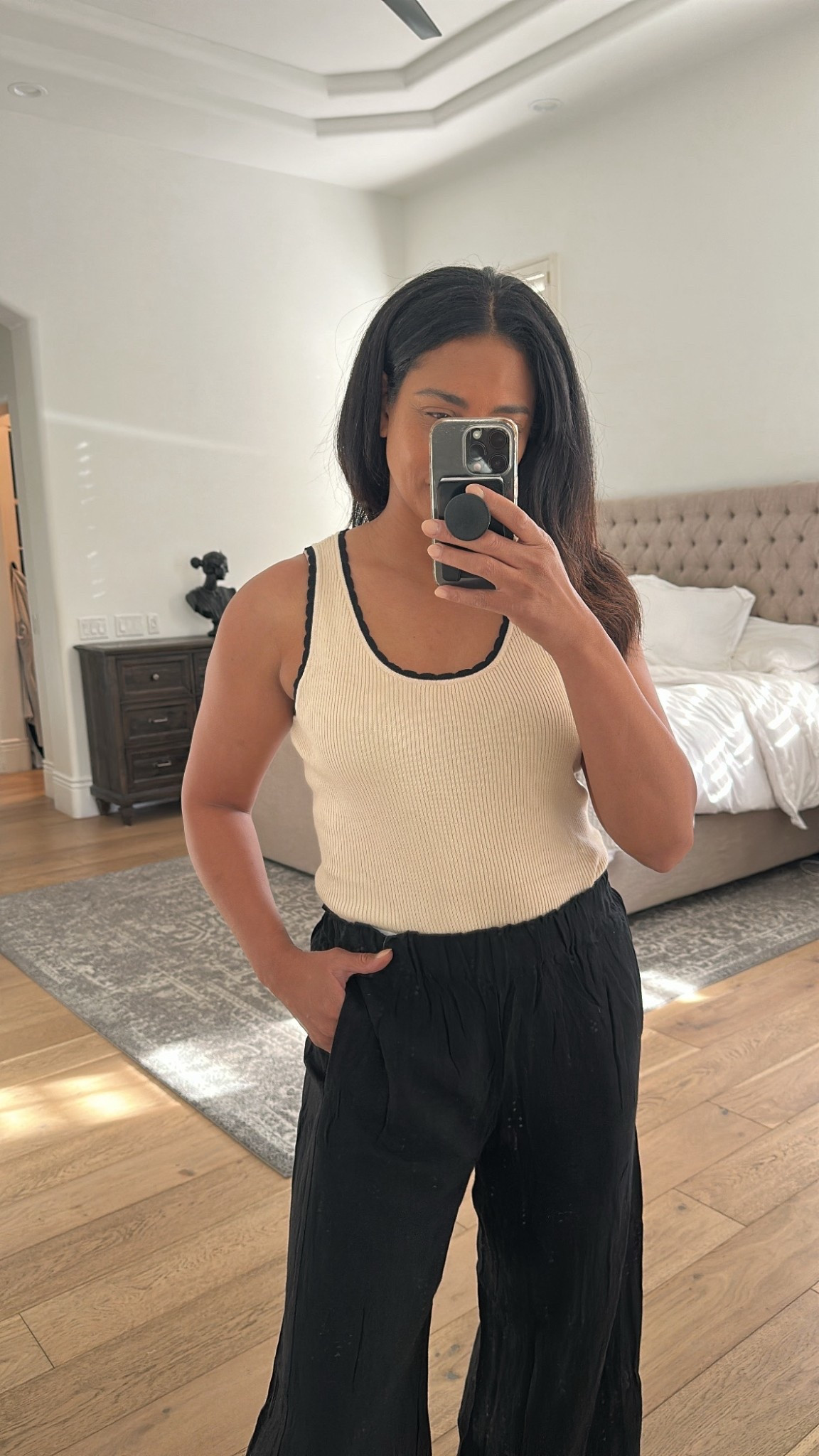 This ribbed tank with the trim is so elegant and chic!!! Fits true to size.



#LTKTravel #LTKOver40