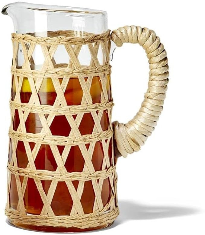 Two's Company Inc. Hand-Woven Lattice Pitcher | Amazon (US)