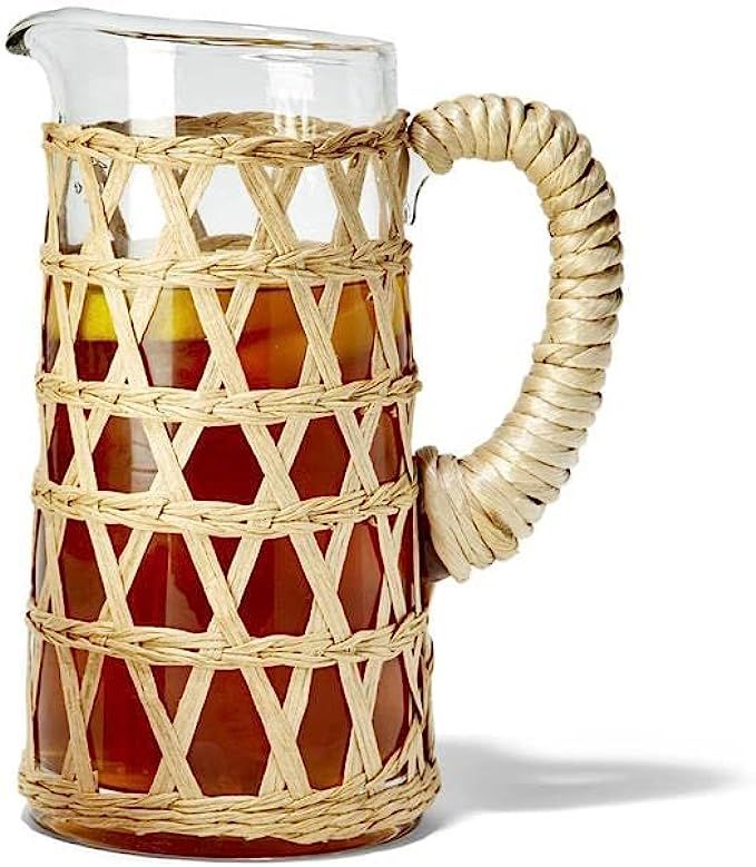 Two's Company Inc. Hand-Woven Lattice Pitcher | Amazon (US)