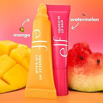 e.l.f. Squeeze Me More Lip Balm Duo, Moisturizing Balm For A Sheer Tint Of Color, Made With Hyalu... | Amazon (US)