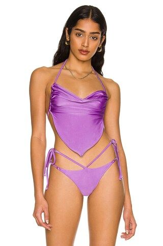 TOP BIKINI INDY SATIN from Revolve.com | Revolve Clothing (Global)