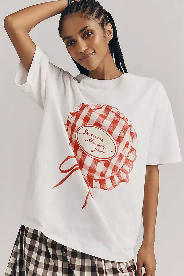 Damson Madder Berry Jam Tee | Anthropologie (US)
