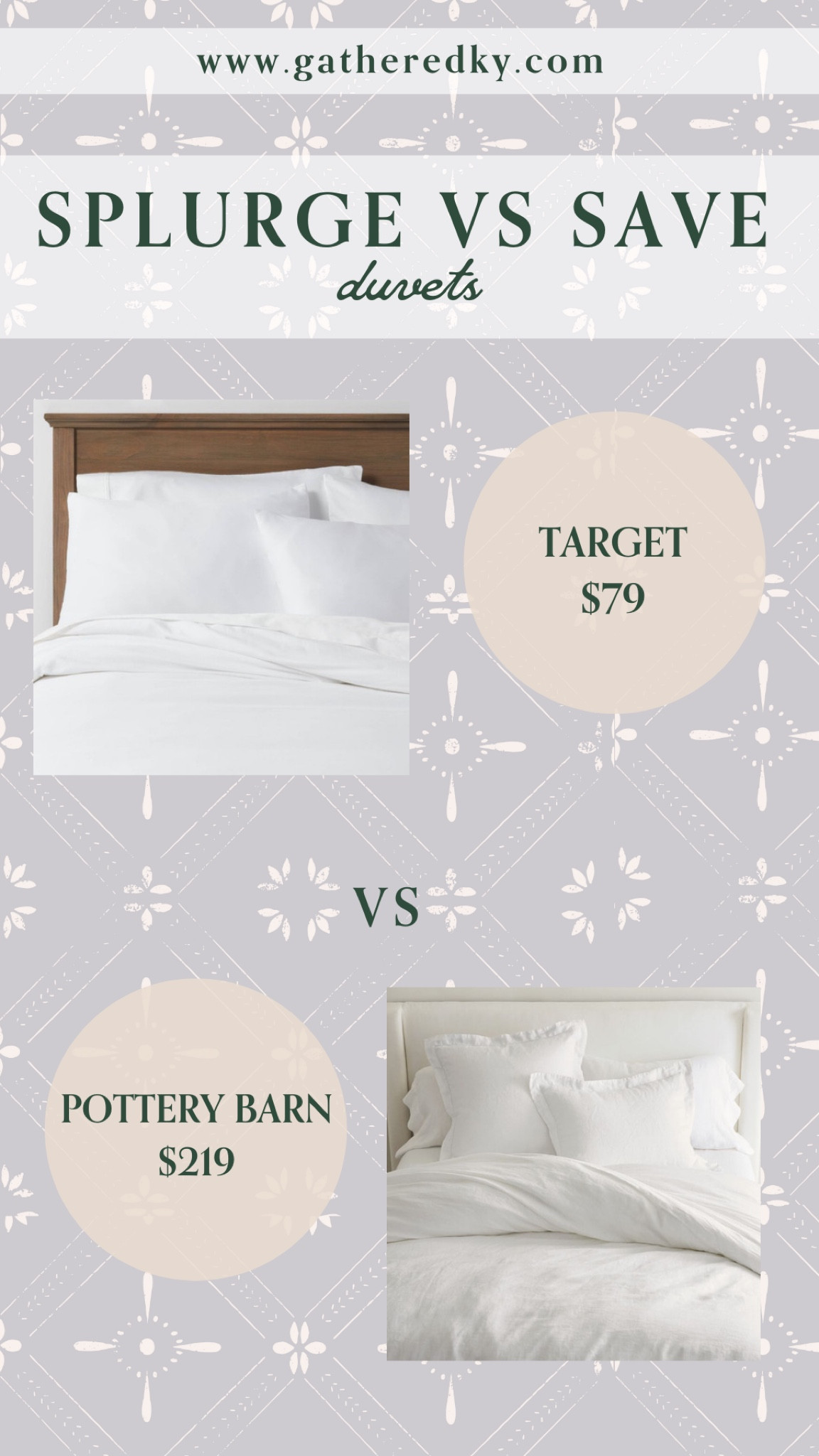 Splurge vs Save: Duvets 

Target Finds, Pottery Barn Finds 

#LTKstyletip #LTKhome