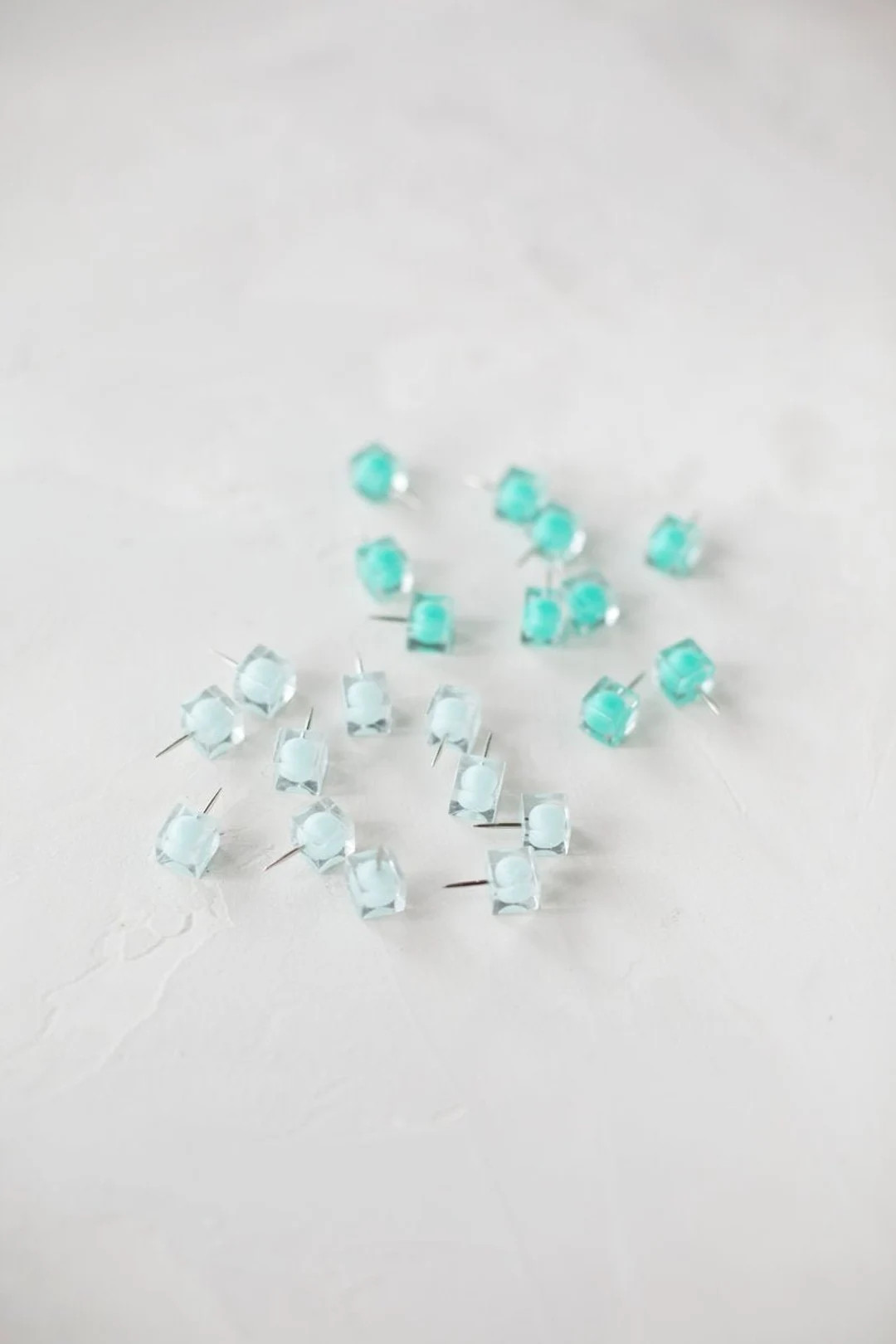 Green Acrylic Square Push Pins • 40 Pc - Etsy | Etsy (US)